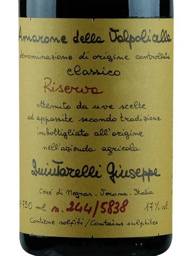Amarone della Valpolicella Classico Riserva