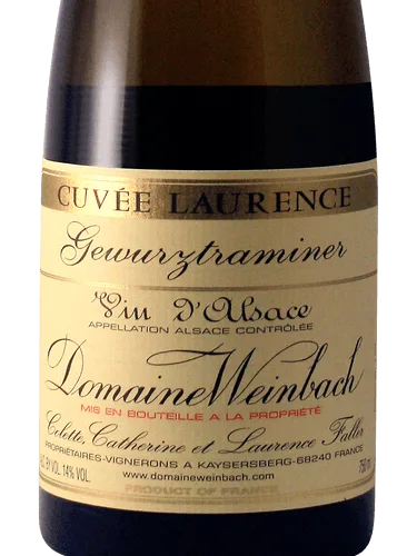 Clos des Capucins Gewürztraminer Alsace Cuvée Laurence