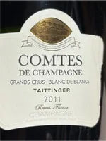 Grands Crus Blanc de Blancs Comtes de Champagne