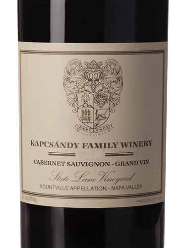 State Lane Vineyard Cabernet Sauvignon Grand-Vin
