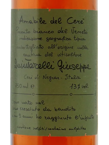 Veneto Amabile del Cere Passito Bianco