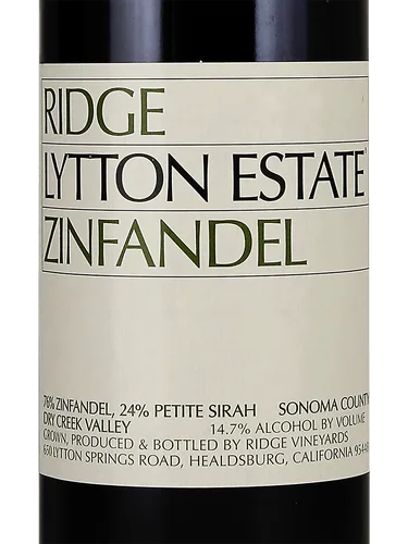Lytton Estate Zinfandel