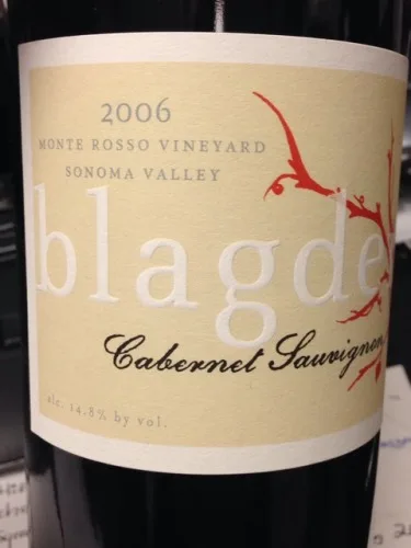 Monte Rosso Vineyard Cabernet Sauvignon