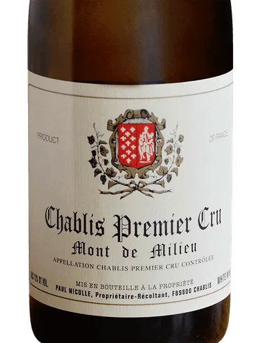 Chablis Premier Cru 'Mont de Milieu'