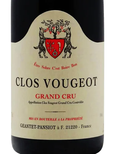 Clos Vougeot Grand Cru