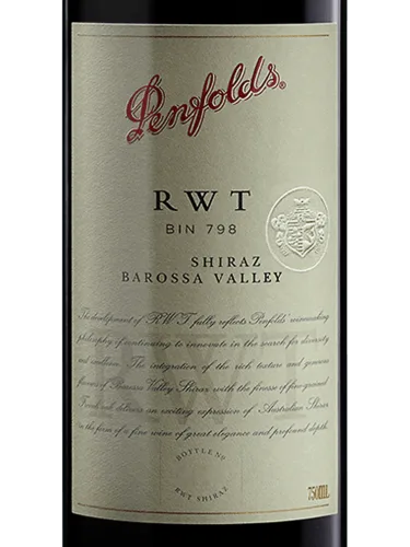 RWT Bin 798 Shiraz