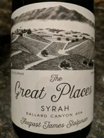 The Great Places August James Syrah